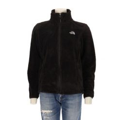 Damska czarna polarowa kurtka Osito TNF. Czarne kurtki damskie The North Face, l, bez wzorów, z polaru, bez kaptura. Za 212.96 zł.
