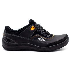 Olivier Męskie buty trekkingowe 268 czarne. Czarne trekkingi męskie na jesień. Za 319.69 zł.