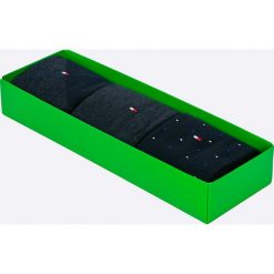 Tommy Hilfiger - Skarpety (3-pack). Zielone skarpety męskie Tommy Hilfiger, z bawełny. W wyprzedaży za 69.90 zł.