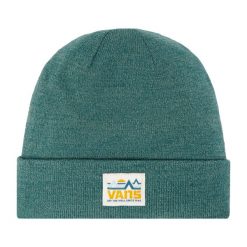 Czapka Vans. Zielone czapki i kapelusze męskie Vans, na zimę, bez wzorów. Za 129.99 zł.