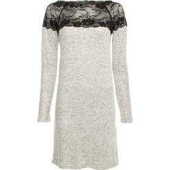 Vero Moda Sukienka damska Cima Lace Ls Dress LightGrey Melange W. Black Lace (rozmiar S). Czarne sukienki damskie Vero Moda, s, bez wzorów, bez kołnierzyka, bez ramiączek. W wyprzedaży za 65.00 zł.