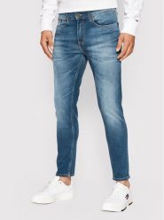 Tommy Jeans Jeansy Austin DM0DM09550 Niebieski Slim Fit. Niebieskie jeansy męskie Tommy Jeans. Za 279.99 zł.