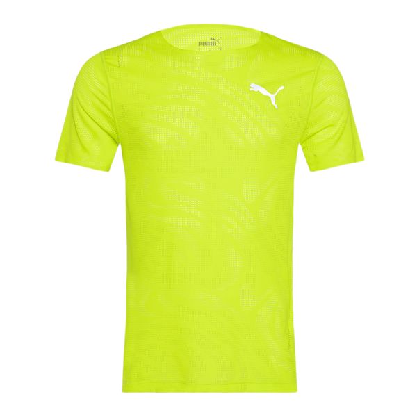 Koszulka do biegania męska PUMA Run Ultraspun. Zielone koszulki sportowe męskie Puma, m, bez wzorów, bez kołnierzyka, bez ramiączek, do biegania. Za 219.99 zł.