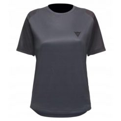 Damska koszulka rowerowa Dainese HGL Jersey SS. Czarne koszulki sportowe damskie Dainese, bez wzorów, z jersey, bez kołnierzyka, bez ramiączek, rowerowe. Za 279.99 zł.