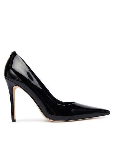 MICHAEL Michael Kors Szpilki Elyse 40F5EYHP1A Czarny. Czarne szpilki damskie MICHAEL Michael Kors, bez wzorów, z lakierowanej skóry, bez obcasa, bez zapięcia. Za 539.99 zł.