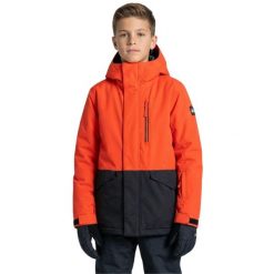 Kurtka narciarska dla dzieci Quiksilver Mission. Brązowe buty zimowe chłopięce Quiksilver, bez wzorów, z poliesteru, bez zapięcia. Za 252.00 zł.