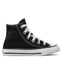 Trampki Converse. Czarne trampki i tenisówki chłopięce Converse, bez wzorów, retro, bez zapięcia. Za 199.99 zł.