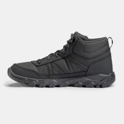 Second Life - Buty turystyczne męskie Quechua NH100 Mid. Brązowe trekkingi męskie QUECHUA, przed kolano, outdoorowe. Za 76.49 zł.