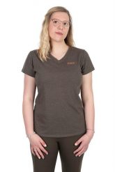 Koszulka Wędkarska Damska Fox Wc V Neck Zielona. Zielone t-shirty damskie FOX, m, bez wzorów, z bawełny, bez kołnierzyka. Za 146.50 zł.