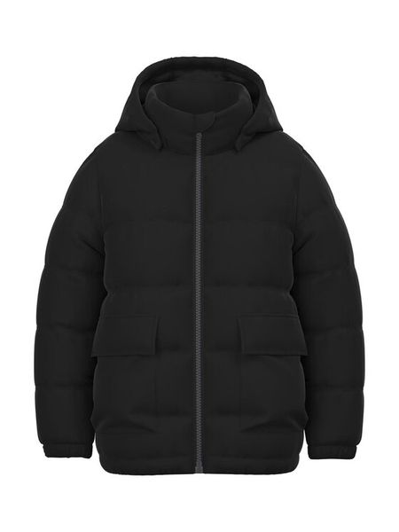 NAME IT Kurtka zimowa 13219023 Czarny Regular Fit. Czarne buty zimowe chłopięce Name it, na zimę, bez wzorów, z syntetyku, bez kaptura. Za 229.99 zł.