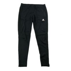 Second life - Spodnie dresowe damskie Tiro 17 slim fit czarne - Jak nowy. Czarne spodnie dresowe damskie Adidas, m, bez wzorów, z dresówki, do biegania. Za 85.16 zł.
