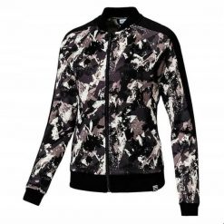 Bluza sportowa damska Puma Archive T7 Track JKT 573571 01. Czarne bluzy damskie Puma, uniwersalny, bez wzorów, z bawełny, bez kaptura. Za 169.00 zł.