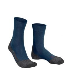 Skarpetki Falke TK2 Explore. Niebieskie skarpety męskie Falke, bez wzorów, z elastanu. Za 165.50 zł.