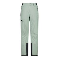Spodnie narciarskie damskie CMP 34W3946. Zielone spodnie materiałowe damskie CMP, l, bez wzorów, narciarskie. Za 439.99 zł.