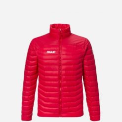 Kurtka puchowa męska MILLET Evole Light 700 Jkt M. Czerwone kurtki męskie Millet, m, bez wzorów, z materiału, outdoorowe. Za 659.00 zł.