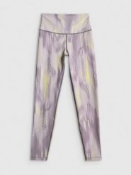 4F Legginsy treningowe szybkoschnące damskie - żółte M. Żółte legginsy damskie 4f, m, bez wzorów. Za 149.99 zł.