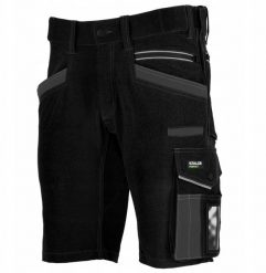Stalco Spodnie robocze szorty kieszenie CORDURA elastyczny pas odblaski 3M Scotchlite STRETCH LINE - czarny 3XL. Czarne krótkie spodenki sportowe męskie Stalco, m, bez wzorów. Za 273.00 zł.
