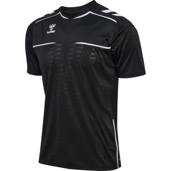 Koszulka Hummel Referee. Czarne koszulki sportowe męskie Hummel, l, bez wzorów, z jersey, bez kołnierzyka, bez ramiączek, do piłki nożnej. Za 180.35 zł.