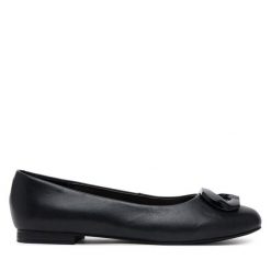 Baleriny Sergio Bardi. Czarne baleriny damskie Sergio Bardi, bez wzorów, bez obcasa. Za 249.99 zł.