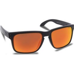 Okulary przeciwsłoneczne OAKLEY - Holbrook OO9102-E255 Matte Black/Prizm Ruby. Czarne okulary przeciwsłoneczne męskie Oakley, z tworzywa sztucznego. W wyprzedaży za 479.00 zł.