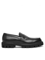 Baldinini Loafersy U5B114P1VITE0000 Czarny. Czarne mokasyny damskie Baldinini, ze skóry. Za 1,039.00 zł.