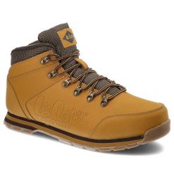 Beżowe Botki Lee Cooper Męskie Buty Zimowe. Brązowe botki męskie Lee Cooper, na zimę, bez wzorów, z nubiku, bez zapięcia. Za 249.00 zł.