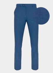 PAKO LORENTE – Spodnie męskie garniturowe P21SP-6G-056-N. Niebieskie eleganckie spodnie męskie Pako Lorente, m, bez wzorów, z wełny. Za 159.99 zł.