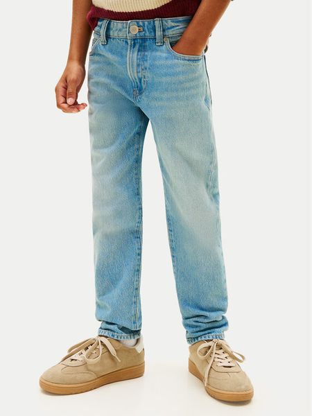 Tommy Hilfiger Jeansy KB0KB10035 D Niebieski Regular Fit. Niebieskie jeansy dla chłopców Tommy Hilfiger, z bawełny. Za 212.99 zł.