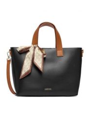 Lasocki Torebka CEO-LSK-K-038-06 Czarny. Czarne torebki do ręki damskie Lasocki, bez wzorów, z materiału, bez dodatków. Za 199.99 zł.