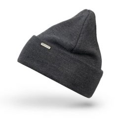 Czapka zimowa damska smerfetka Brødrene cz26 1010690 c. szara. Szare czapki i kapelusze damskie na zimę, bez wzorów. Za 45.00 zł.