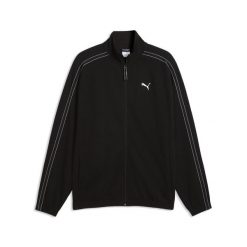 Męska rozpinana bluza dresowa PUMA Class o luźnym kroju PUMA. Czarne bluzy męskie Puma, na wiosnę, l, bez wzorów, z bawełny, bez kaptura. Za 279.00 zł.