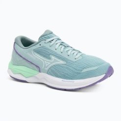 Buty do biegania damskie Mizuno Wave Revolt 3. Białe obuwie sportowe damskie Mizuno, bez wzorów, z gumy, do biegania, mizuno wave. Za 229.99 zł.