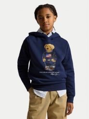 Polo Ralph Lauren Bluza 323A10529001 Granatowy Regular Fit. Niebieskie bluzy dla chłopców Polo Ralph Lauren, bez wzorów, z syntetyku, bez ramiączek, bez kaptura. Za 599.99 zł.