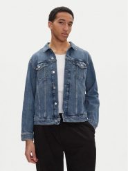 Calvin Klein Jeans Kurtka jeansowa J30J327588 Niebieski Slim Fit. Niebieskie kurtki męskie Calvin Klein Jeans, l, bez wzorów, z bawełny, bez kaptura. Za 349.99 zł.