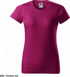 MALFINI Basic 134 - ADLER - Koszulka damska, 160 g/m - fuchsia red XS. Czerwone t-shirty damskie Malfini, m, bez wzorów, bez kołnierzyka. Za 22.14 zł.