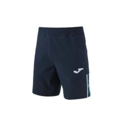 Szorty Joma Toledo II. Niebieskie krótkie spodenki sportowe męskie Joma, l, bez wzorów, z materiału, na fitness i siłownię. Za 178.00 zł.