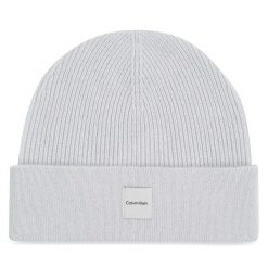Czapka Calvin Klein. Niebieskie czapki i kapelusze damskie Calvin Klein, na zimę, bez wzorów. Za 329.99 zł.