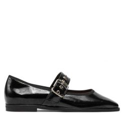 Baleriny Balagan. Czarne baleriny damskie BALAGAN, bez wzorów, bez obcasa. Za 419.99 zł.