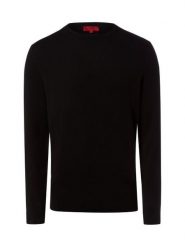 Finshley & Harding sweter z dzianiny Mężczyźni Bawełna czarny, XL. Czarne swetry przez głowę męskie Finshley & Harding, m, bez wzorów, z bawełny, bez kołnierzyka. Za 149.95 zł.
