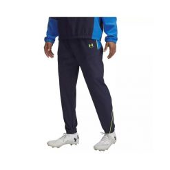 Spodnie dresowe Under Armour CHALLENGER WARMUP. Niebieskie spodnie sportowe męskie Under Armour, m, bez wzorów, z dresówki, na fitness i siłownię. Za 327.70 zł.