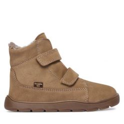Śniegowce Froddo. Brązowe buty zimowe chłopięce Froddo, bez wzorów, bez zapięcia. Za 469.99 zł.