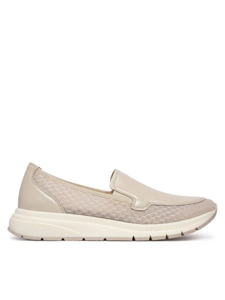 Caprice Półbuty 9-24751-46 Beżowy. Brązowe półbuty damskie Caprice, bez wzorów, bez obcasa, na płaskiej podeszwie, bez zapięcia. Za 399.99 zł.