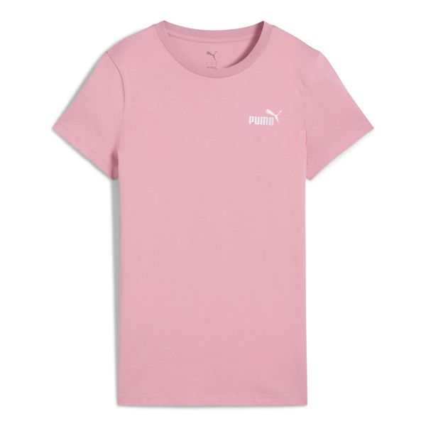 Koszulka damska Puma Small No. 1. Czerwone koszulki sportowe damskie Puma, bez wzorów, z materiału, eleganckie, bez kołnierzyka. Za 65.00 zł.