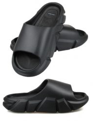 Klapki na basen unisex Aqua-Sport Hydro. Czarne klapki męskie AQUA-SPORT, z materiału, sportowe. Za 31.98 zł.