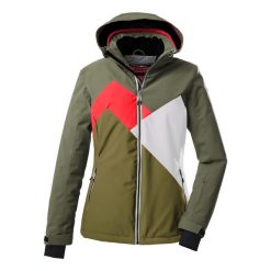 Kurtka narciarska damska Killtec KSW 83. Zielone kurtki damskie KILLTEC, l, bez wzorów, bez kaptura, narciarskie. Za 849.99 zł.