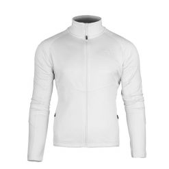 Bluza męska Bergson Aegis. Białe bluzy męskie Bergson, m, bez wzorów, bez kaptura. W wyprzedaży za 203.00 zł.