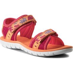 Sandały CLARKS - Surfing Skies 261313616 Berry Combi. Sandały dziewczęce marki Clarks. W wyprzedaży za 119.00 zł.