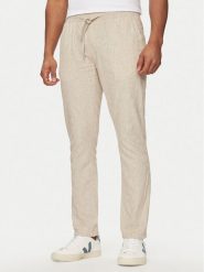 INDICODE Spodnie materiałowe Vitaly 60-332 Beżowy Regular Fit. Brązowe spodnie materiałowe męskie INDICODE, m, bez wzorów, z bawełny. Za 129.99 zł.