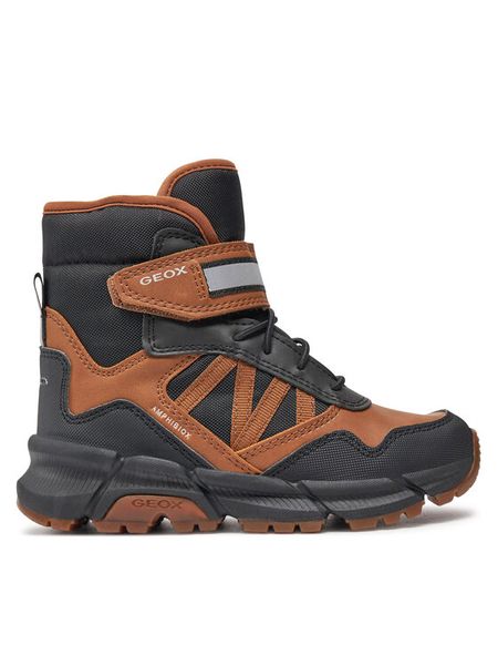 Geox Kozaki J Flexyper Plus Boy J36LCD 0MEFU CR69B M Brązowy. Brązowe buty zimowe chłopięce Geox, bez wzorów, ze skóry, bez zapięcia. Za 319.99 zł.