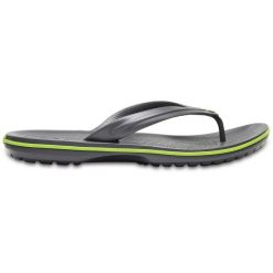 Japonki męskie Crocs Crocband Flip. Szare klapki męskie Crocs, z materiału. Za 118.99 zł.